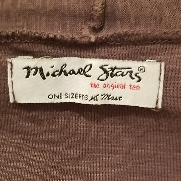 💕MICHAEL STARS💕 Long Sleeve Open Shawl Cardigan - Picture 3 of 4